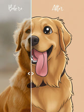 Load image into Gallery viewer, Custom Pet Portraits Canvas - Powered By AI