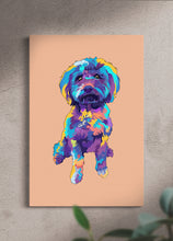 Load image into Gallery viewer, Vivid Minimalist - Custom Pet Portrait

