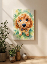 Load image into Gallery viewer, Custom Pet Portraits Canvas - Powered By AI (Classic)
