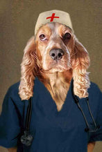 Load image into Gallery viewer, The Nurse - Custom Pet Portrait - NextGenPaws Pet Portraits