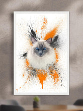 Load image into Gallery viewer, Splash Oil Painting - Custom Pet Poster - NextGenPaws Pet Portraits
