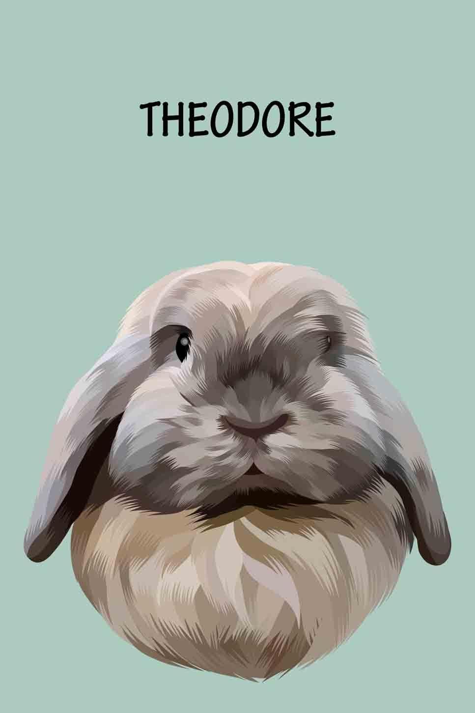 Minimalist Design - Custom Pet Blanket - NextGenPaws Pet Portraits