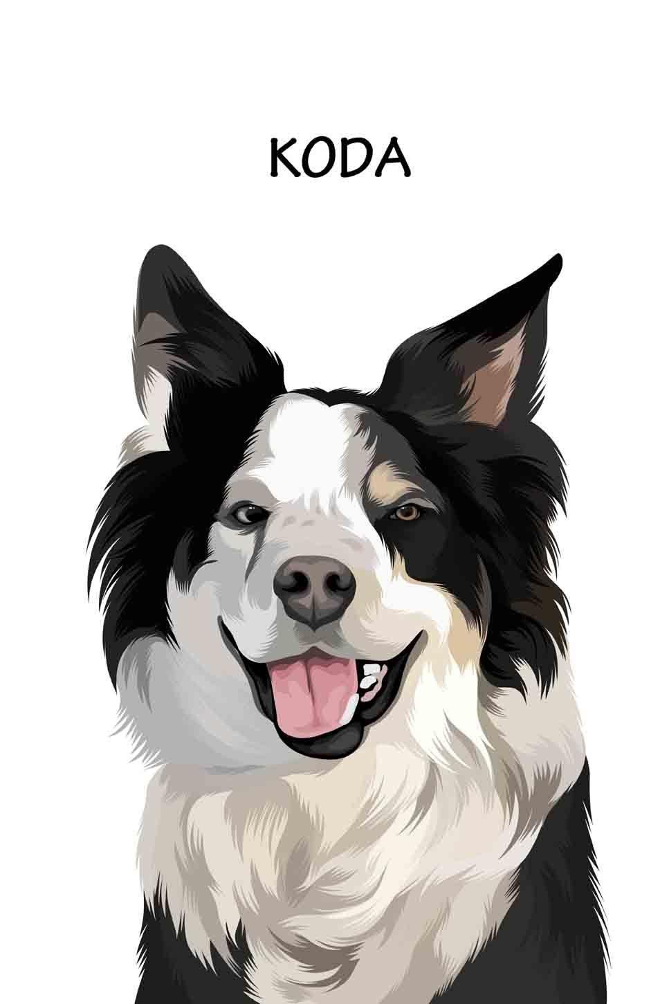 Minimalist Design - Custom Pet Blanket - NextGenPaws Pet Portraits