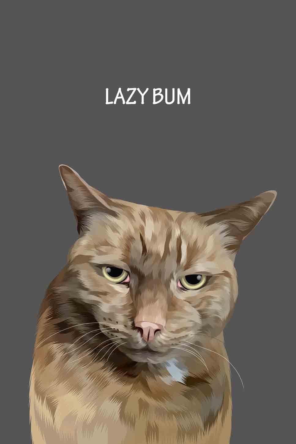 Minimalist Design - Custom Pet Blanket - NextGenPaws Pet Portraits
