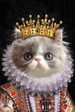 Load image into Gallery viewer, The Young King - Custom Pet Portrait - NextGenPaws Pet Portraits
