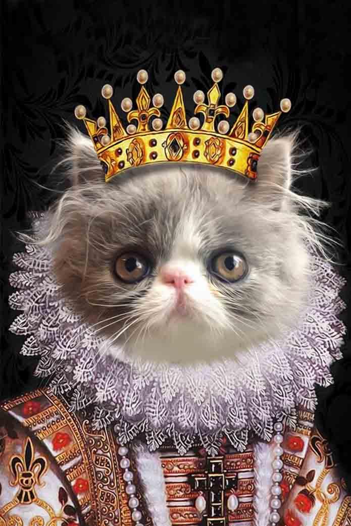 The Young King - Custom Pet Portrait - NextGenPaws Pet Portraits