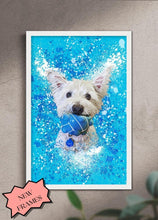 Load image into Gallery viewer, Splash Oil Painting - Custom Pet Poster - NextGenPaws Pet Portraits
