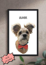 Load image into Gallery viewer, Minimalist Pet Portrait - Custom Pet Poster - NextGenPaws Pet Portraits