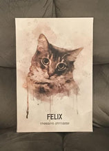 Load image into Gallery viewer, WaterColour - Custom Pet Portrait - NextGenPaws Pet Portraits
