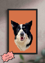 Load image into Gallery viewer, Minimalist Pet Portrait - Custom Pet Poster - NextGenPaws Pet Portraits
