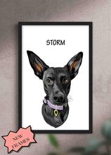 Load image into Gallery viewer, Minimalist Pet Portrait - Custom Pet Poster - NextGenPaws Pet Portraits