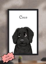 Load image into Gallery viewer, Cartoon Style - Custom Pet Poster with Frame - NextGenPaws Pet Portraits