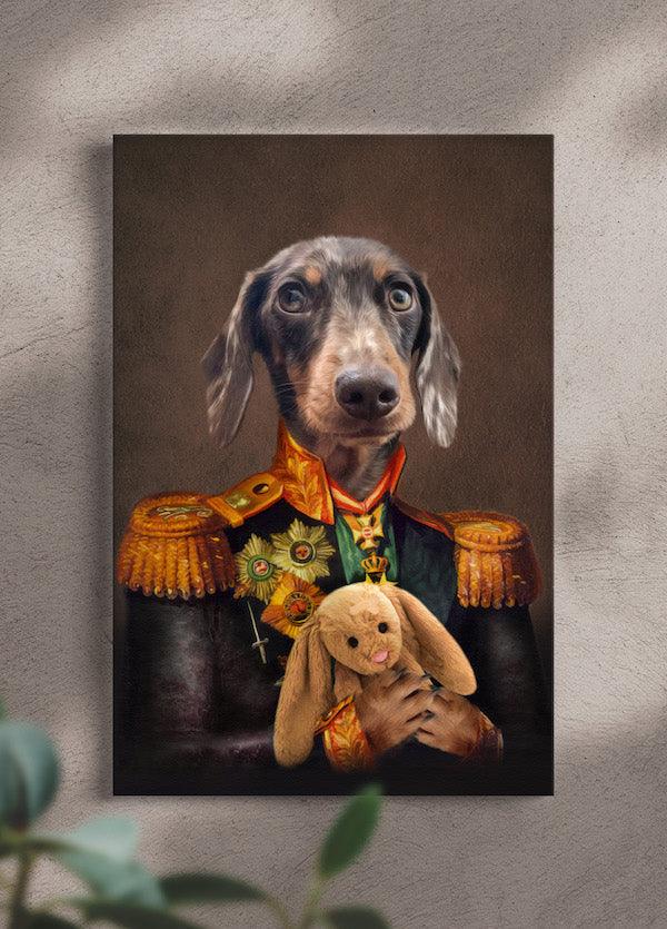 The Admiral - Custom Pet Portrait - NextGenPaws Pet Portraits