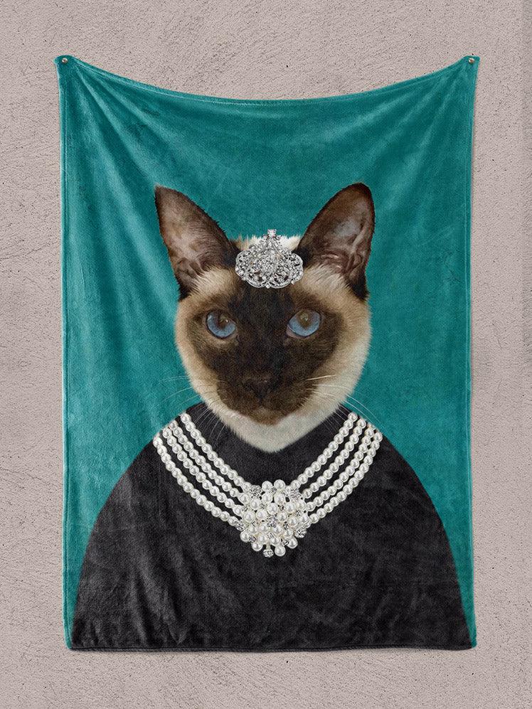 Audrey - Custom Pet Blanket - NextGenPaws Pet Portraits