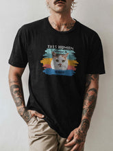 Load image into Gallery viewer, This Human Belongs to - Custom Pet Tshirt - NextGenPaws Pet Portraits