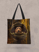 Load image into Gallery viewer, Baby Yoda - Custom Pet Tote Bag - NextGenPaws Pet Portraits
