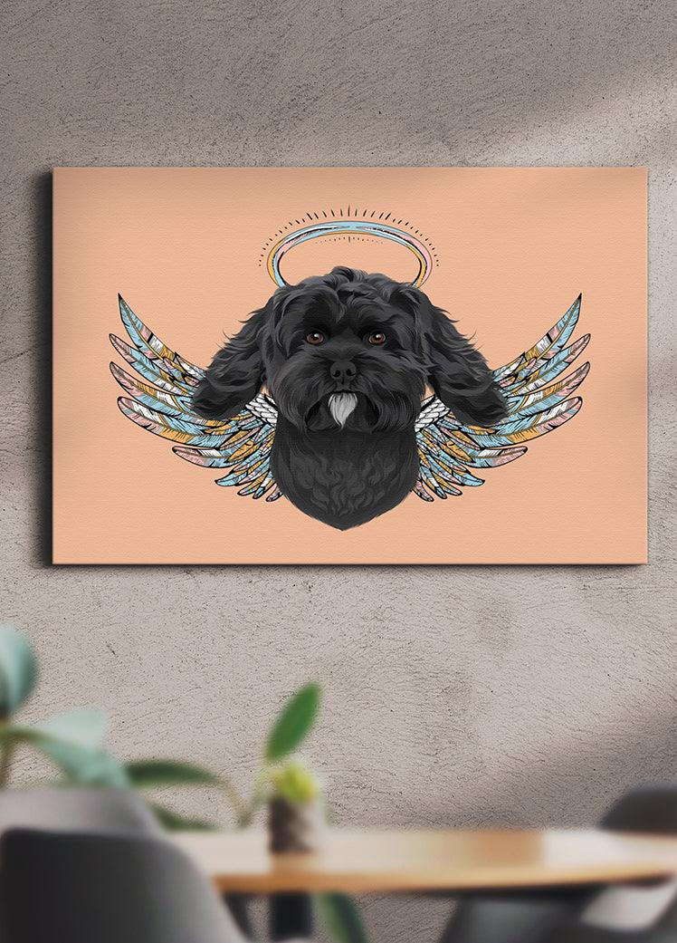 Vintage Angel - Custom Pet Portrait - NextGenPaws Pet Portraits