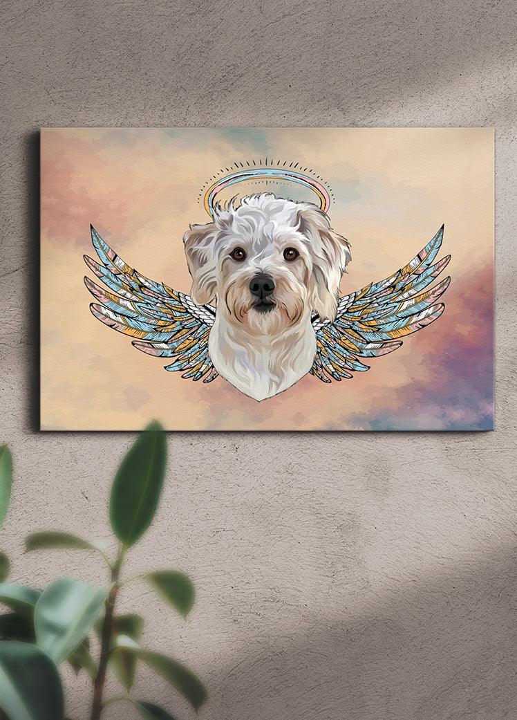 Vintage Angel - Custom Pet Portrait - NextGenPaws Pet Portraits