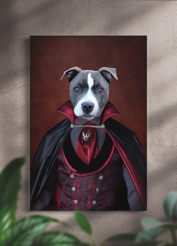 The Vampire - Custom Pet Canvas - NextGenPaws Pet Portraits