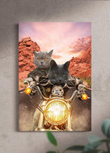 Load image into Gallery viewer, Harley Pawson - Custom Sibling Pet Portrait - NextGenPaws Pet Portraits