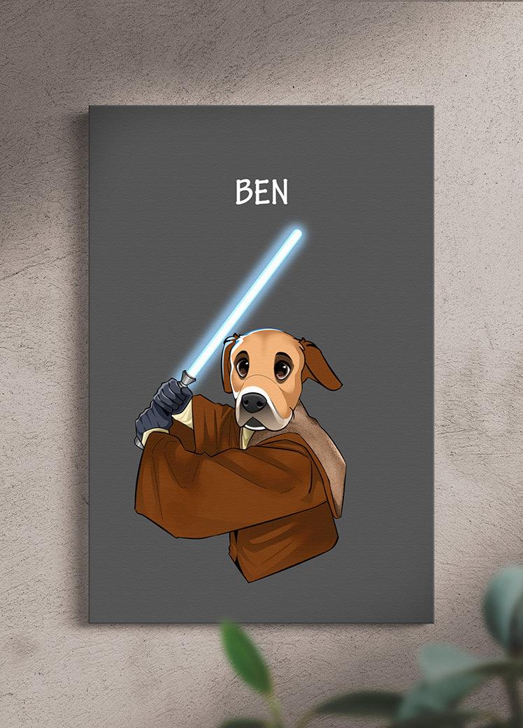 Cartoon Obipaw - Custom Pet Canvas - NextGenPaws Pet Portraits