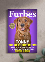 Load image into Gallery viewer, Furbes Magazine Cover - Custom Pet Portrait - NextGenPaws Pet Portraits