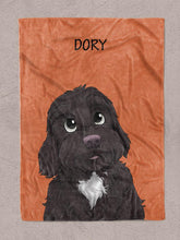 Load image into Gallery viewer, Cartoon Style - Custom Pet Blanket - NextGenPaws Pet Portraits