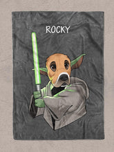 Load image into Gallery viewer, Cartoon Yowda - Custom Pet Blanket - NextGenPaws Pet Portraits