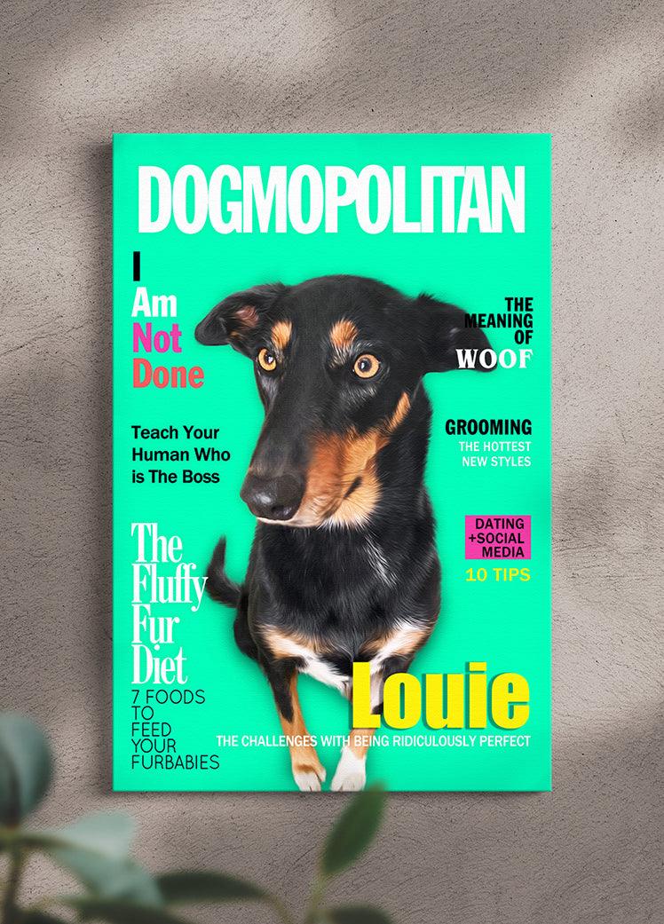 Dog/Catsmopolitan Magazine Cover - Custom Pet Portrait - NextGenPaws Pet Portraits