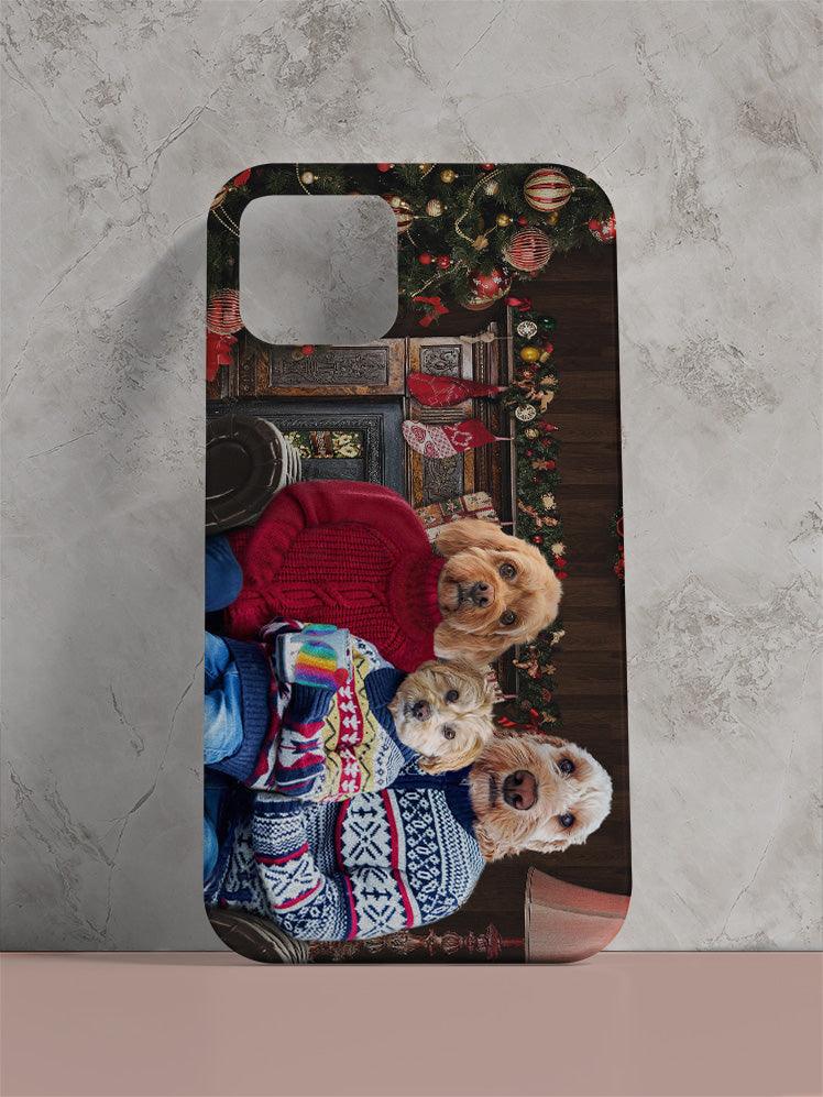 Christmas Family - Custom Pet Phone Cases - NextGenPaws Pet Portraits