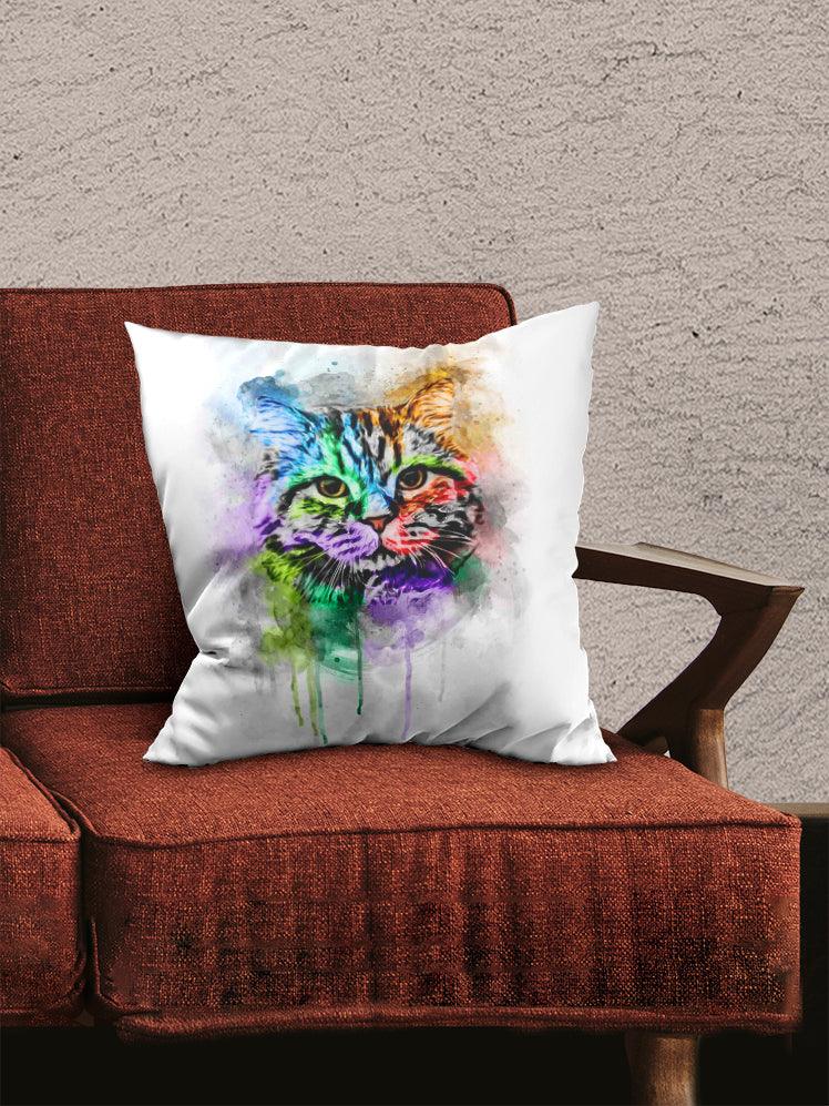 Colourful Painting - Custom Pet Pillow - NextGenPaws Pet Portraits