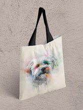 Load image into Gallery viewer, Colourful Painting - Custom Pet Tote Bag - NextGenPaws Pet Portraits