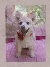 Load image into Gallery viewer, Craquelure Oil Painting - Custom Pet Blanket - NextGenPaws Pet Portraits