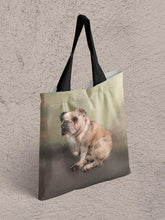 Load image into Gallery viewer, Craquelure Oil Painting - Custom Pet Tote Bag - NextGenPaws Pet Portraits
