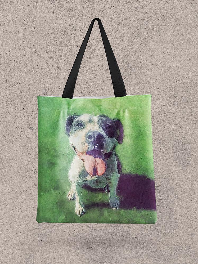 Craquelure Oil Painting - Custom Pet Tote Bag - NextGenPaws Pet Portraits