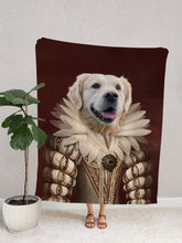 Load image into Gallery viewer, The Golden Queen - Custom Pet Blanket - NextGenPaws Pet Portraits