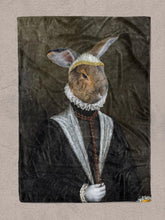 Load image into Gallery viewer, The Austrian Queen of Spain Anne- Custom Pet Blanket - NextGenPaws Pet Portraits