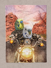 Load image into Gallery viewer, Harley Pawson - Custom Sibling Pet Blanket - NextGenPaws Pet Portraits