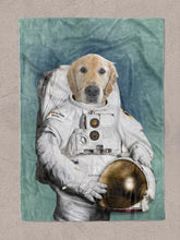 Load image into Gallery viewer, The Astronaut - Custom Pet Blanket - NextGenPaws Pet Portraits