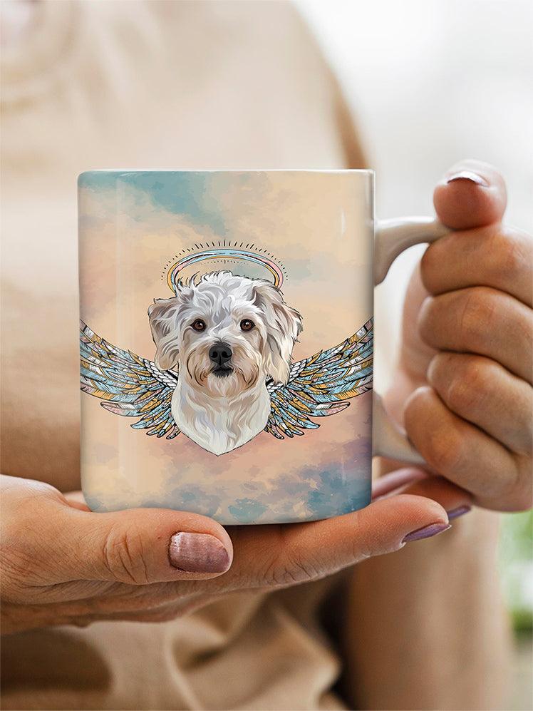 Vintage Angel - Custom Pet Mug - NextGenPaws Pet Portraits
