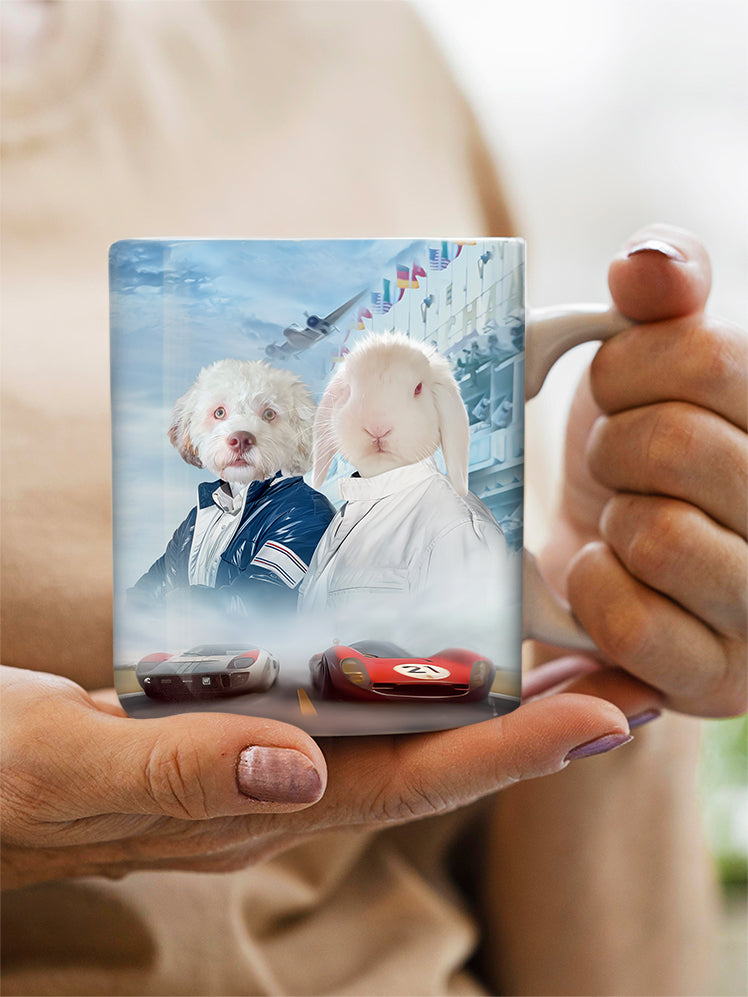 Ferrari VS Ford - Custom Sibling Pet Mug