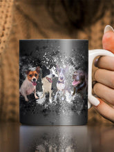 Load image into Gallery viewer, Splash Oil Painting Sibling - Custom Pet Mug - NextGenPaws Pet Portraits