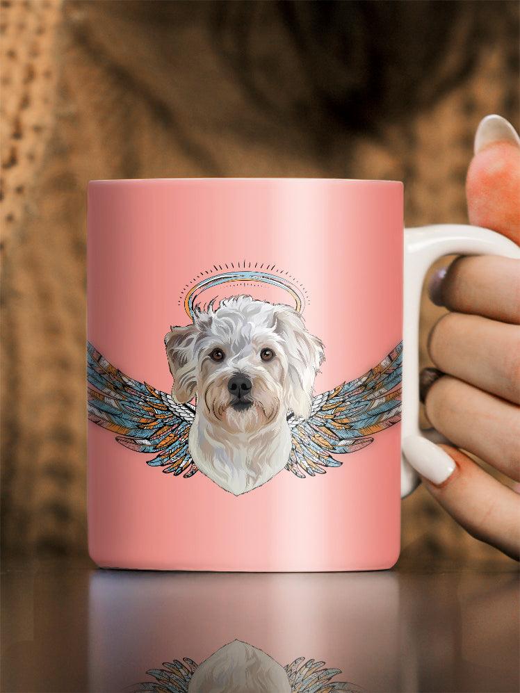 Vintage Angel - Custom Pet Mug - NextGenPaws Pet Portraits