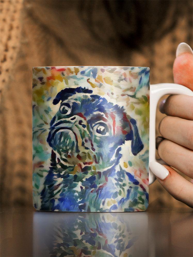 Colorful Pastel - Custom Pet Mug - NextGenPaws Pet Portraits