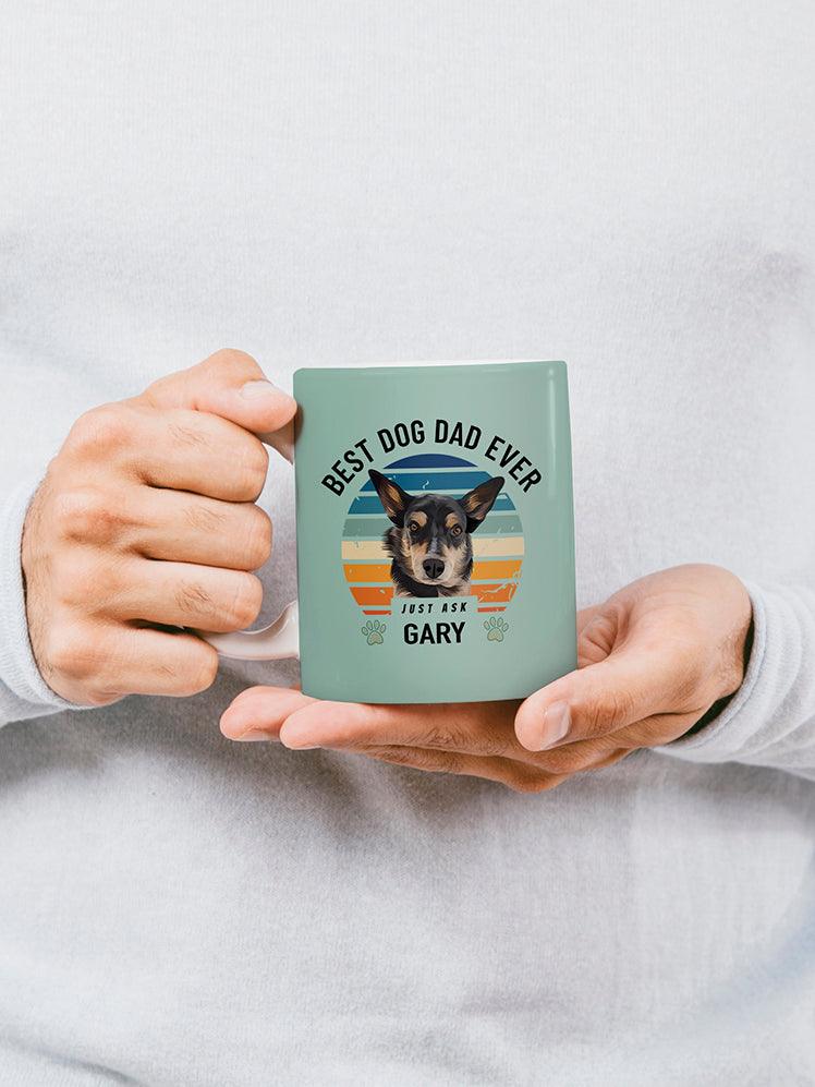 Best Dog/Cat Dad Ever - Custom Pet Mug - NextGenPaws Pet Portraits