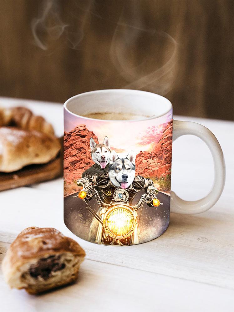 Harley Pawson - Custom Sibling Pet Mug - NextGenPaws Pet Portraits