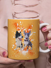 Load image into Gallery viewer, Splash Oil Painting Sibling - Custom Pet Mug - NextGenPaws Pet Portraits