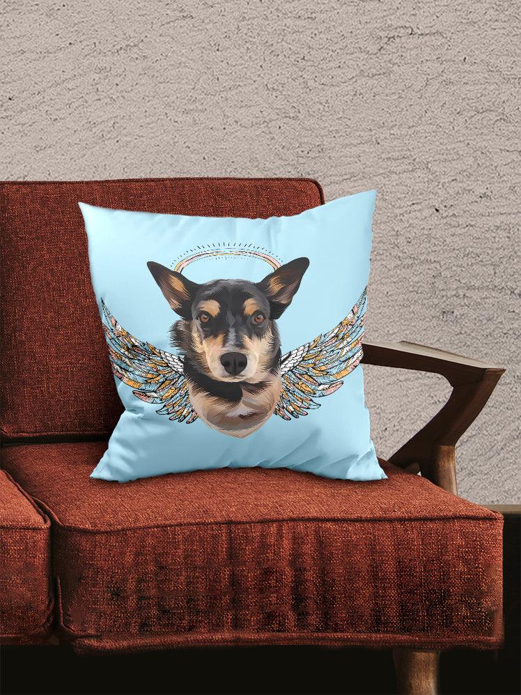 Vintage Angel - Custom Pet Pillow - NextGenPaws Pet Portraits