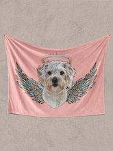 Load image into Gallery viewer, Vintage Angel - Custom Pet Blanket - NextGenPaws Pet Portraits