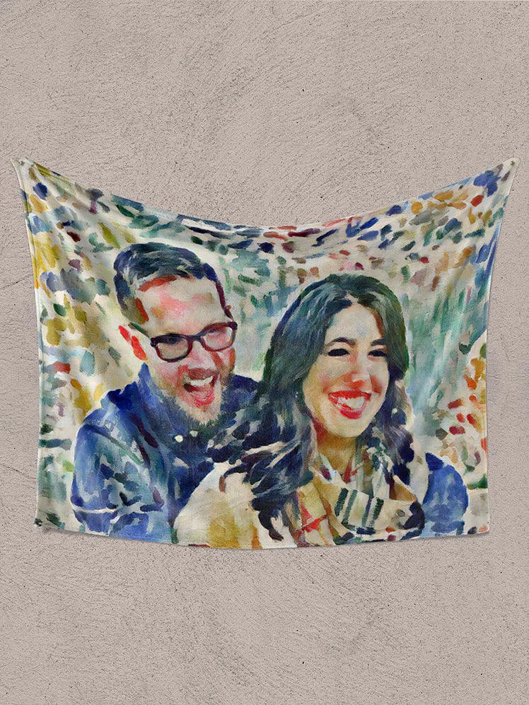 Colorful Pastel - Custom Pet Blanket - NextGenPaws Pet Portraits